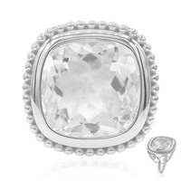 Bague en argent et Quartz blanc