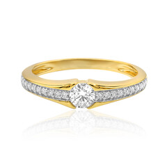 Bague en or et Diamant IF (D)
