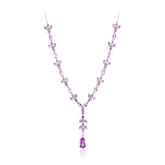 Collier en argent et Améthyste de Bolivie