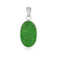 Pendentif en argent et Uvarovite