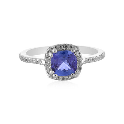 Bague en argent et Tanzanite
