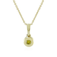 Collier en or et Diamant jaune I4
