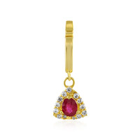 Pendentif en argent et Rubis de Bemainty
