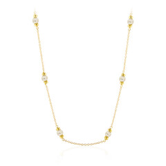 Collier en argent et Perle blanche de culture d'eau douce (Joias do Paraíso)