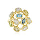 Bague en argent et Pierre de lune bleue (KM by Juwelo)