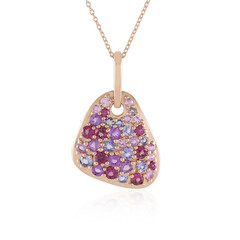 Collier en argent et Grenat Rhodolite (KM by Juwelo)