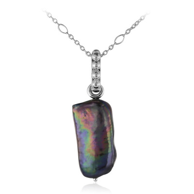 Collier en argent et Perle de culture d'eau douce