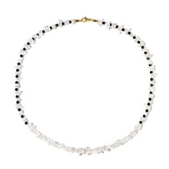Collier en argent et Quartz blanc