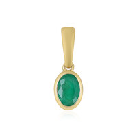 Pendentif en or et Emeraude du Brésil