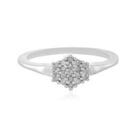 Bague en argent et Diamant I1 couleur (I)