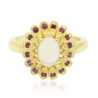 Bague en argent et Opale Welo