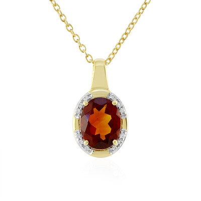 Collier en argent et Citrine Madère