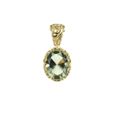 Pendentif en or et Améthyste verte (dagen)