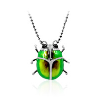 Collier en argent et Spinelle noir (Dallas Prince Designs)