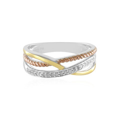 Bague en argent et Diamant I3 (J)