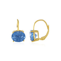 Boucles d'oreilles en argent et Fluorite à couleur changeante