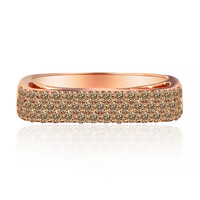 Bague en or et Diamant rose de France SI1 d'Argyle 