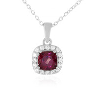 Collier en argent et Grenat du Malawi