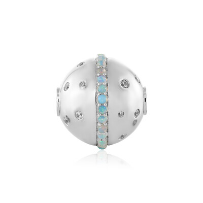 Pendentif en argent et Opale Welo (MONOSONO COLLECTION)