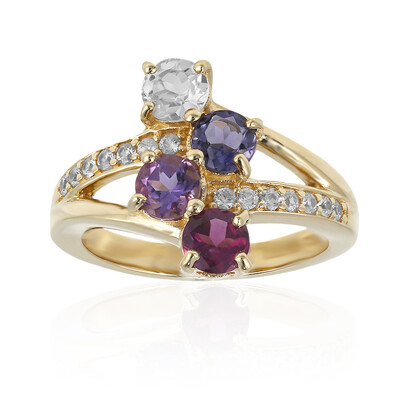 Bague en argent et Iolite