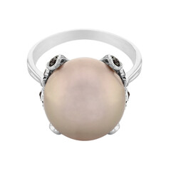 Bague en or et Perle de culture d'eau douce