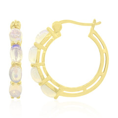 Boucles d'oreilles en argent et Opale Welo
