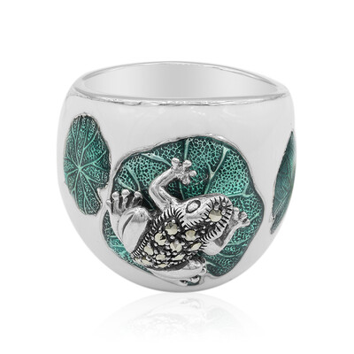 Bague en argent et Marcassite