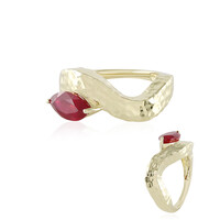 Bague en or et Rubis de Madagascar (de Melo)