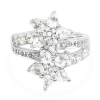 Bague en argent et Béryl de l'Himalaya