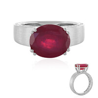 Bague en argent et Rubis de Madagascar (de Melo)