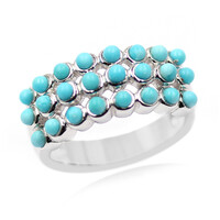 Bague en argent et Turquoise Sleeping Beauty (Anne Bever)