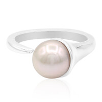 Bague en argent et Perle d'Akoya (TPC)