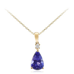 Collier en or et Tanzanite AAA (CIRARI)