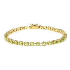 Bracelet en argent et Péridot
