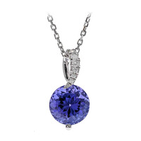 Collier en or et Tanzanite AAA (CIRARI)