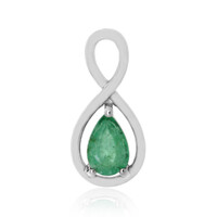Pendentif en argent et Emeraude de Socoto