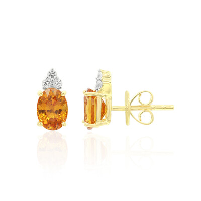 Boucles d'oreilles en or et Grenat Spessartite (Tenner Diniz)