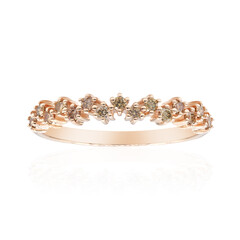 Bague en or et Diamant rose de France SI1 d'Argyle 