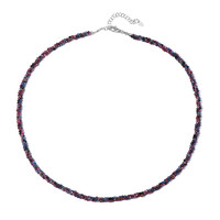 Collier en argent et Rubis