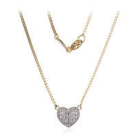 Collier en laiton et Diamant I3 (I) (Juwelo Style)