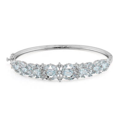 Bracelet en argent et Topaze bleu ciel