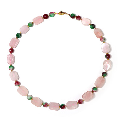 Collier en argent et Hématite dorée