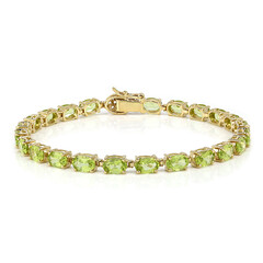 Bracelet en argent et Péridot