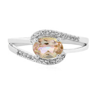 Bague en argent et Quartz Luna