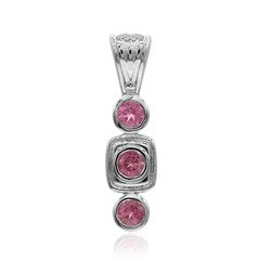 Pendentif en argent et Tourmaline rose