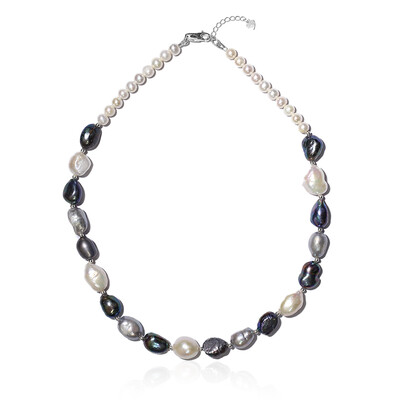 Collier en argent et Perle de culture d'eau douce (TPC)