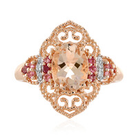Bague en argent et Morganite