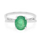 Bague en argent et Emeraude de Bahia