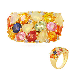 Bague en argent et Saphir