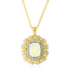 Collier en argent et Opale Welo